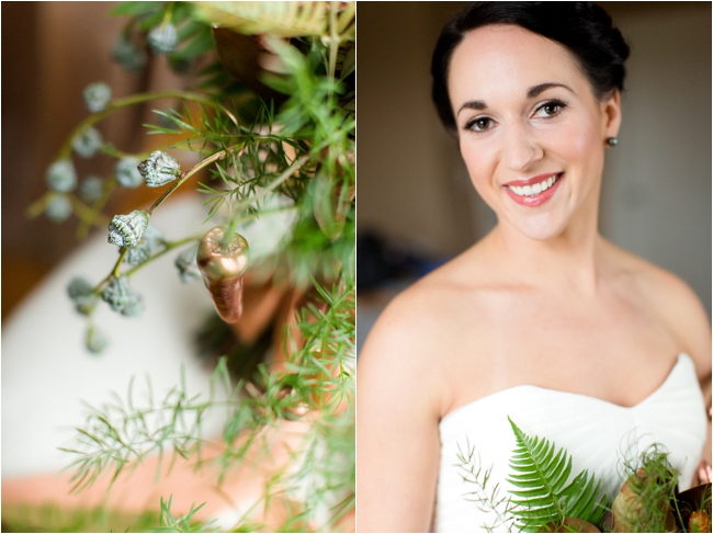 Natural Greenery Fall Wedding Inspiration by Deborah Zoe Photography.