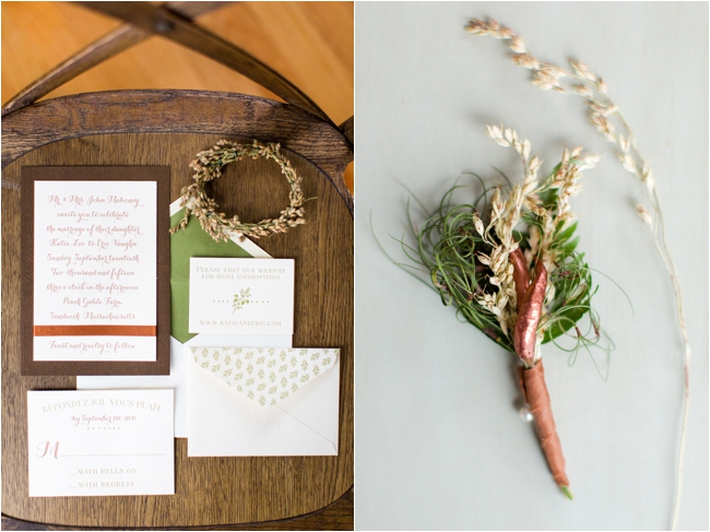 Natural Greenery Fall Wedding Inspiration by Deborah Zoe Photography.