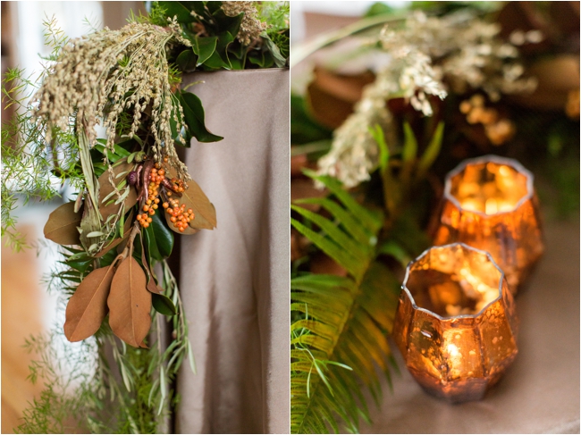 Natural Greenery Fall Wedding Inspiration by Deborah Zoe Photography.