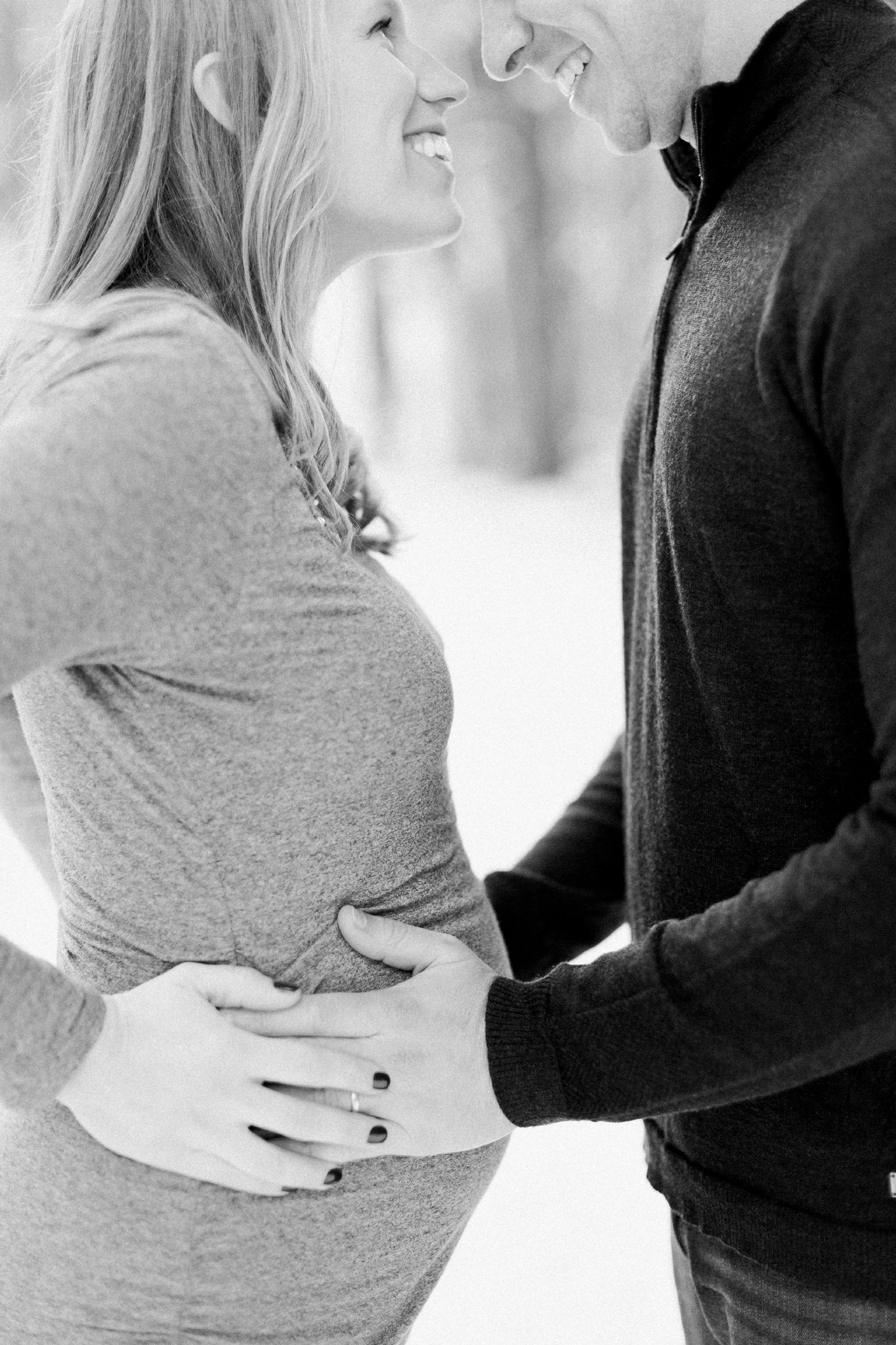 North Shore, Massachusetts maternity session photographed by Deborah Zoe Photography.